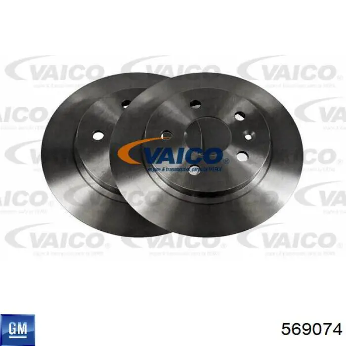Задний тормозной диск General Motors 569074 цена, от 38.47 USD
