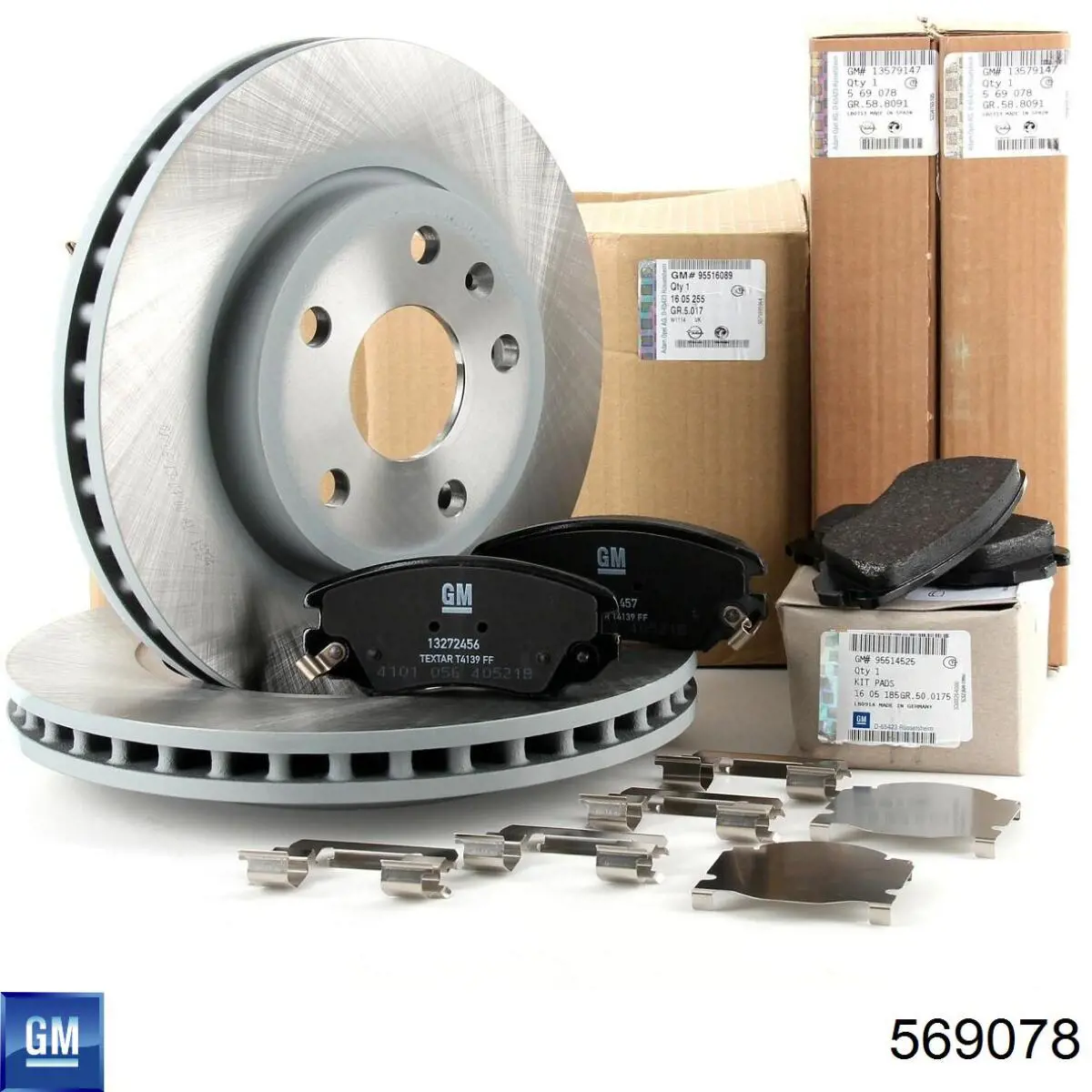 Тормоз дисковый передний General Motors 569078 цена, от 73.33 USD