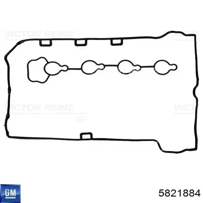 5821884 General Motors прокладка клапанной крышки