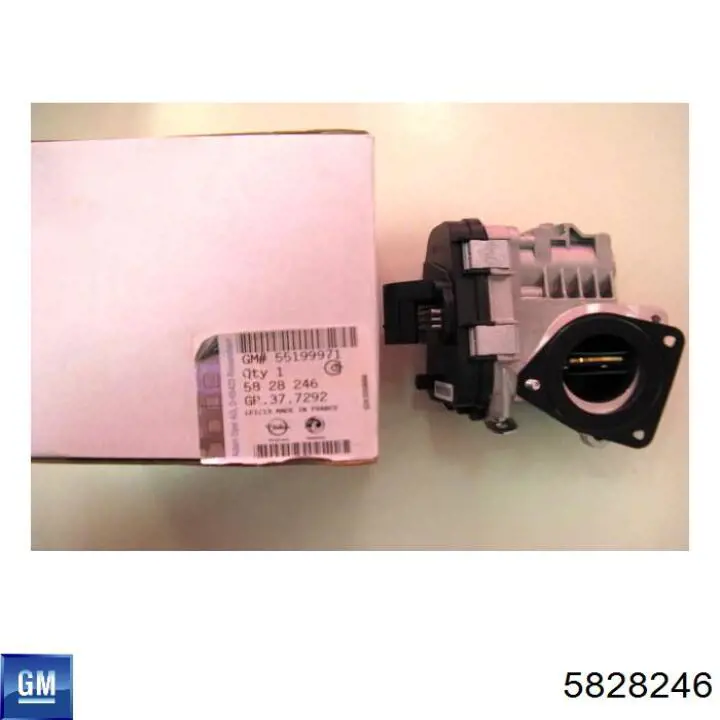 Заслонка воздушная Opel 5828246
