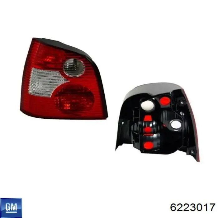 Задняя левая фара Opel Astra G универсал (F35) (1998 - 2009) цена, от 25.34 USD