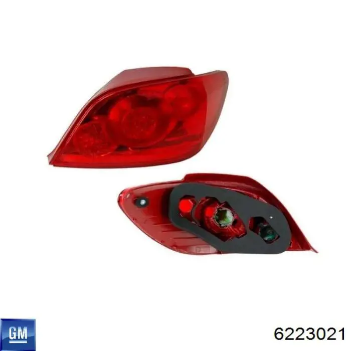 Фонарь задний левый Polcar 550887S