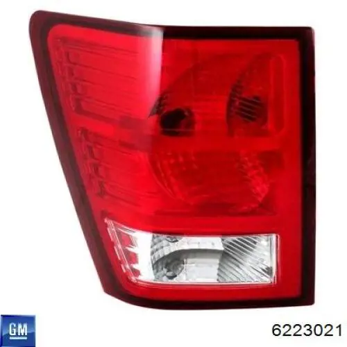 9117402 Opel Задний левый стоп