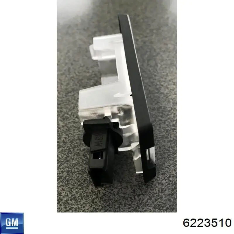Фонарь подсветки заднего номера General Motors 6223510 цена, от 15.36 USD