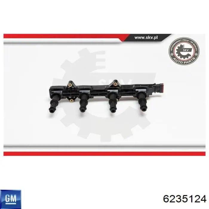 6235124 General Motors Катушка зажигания