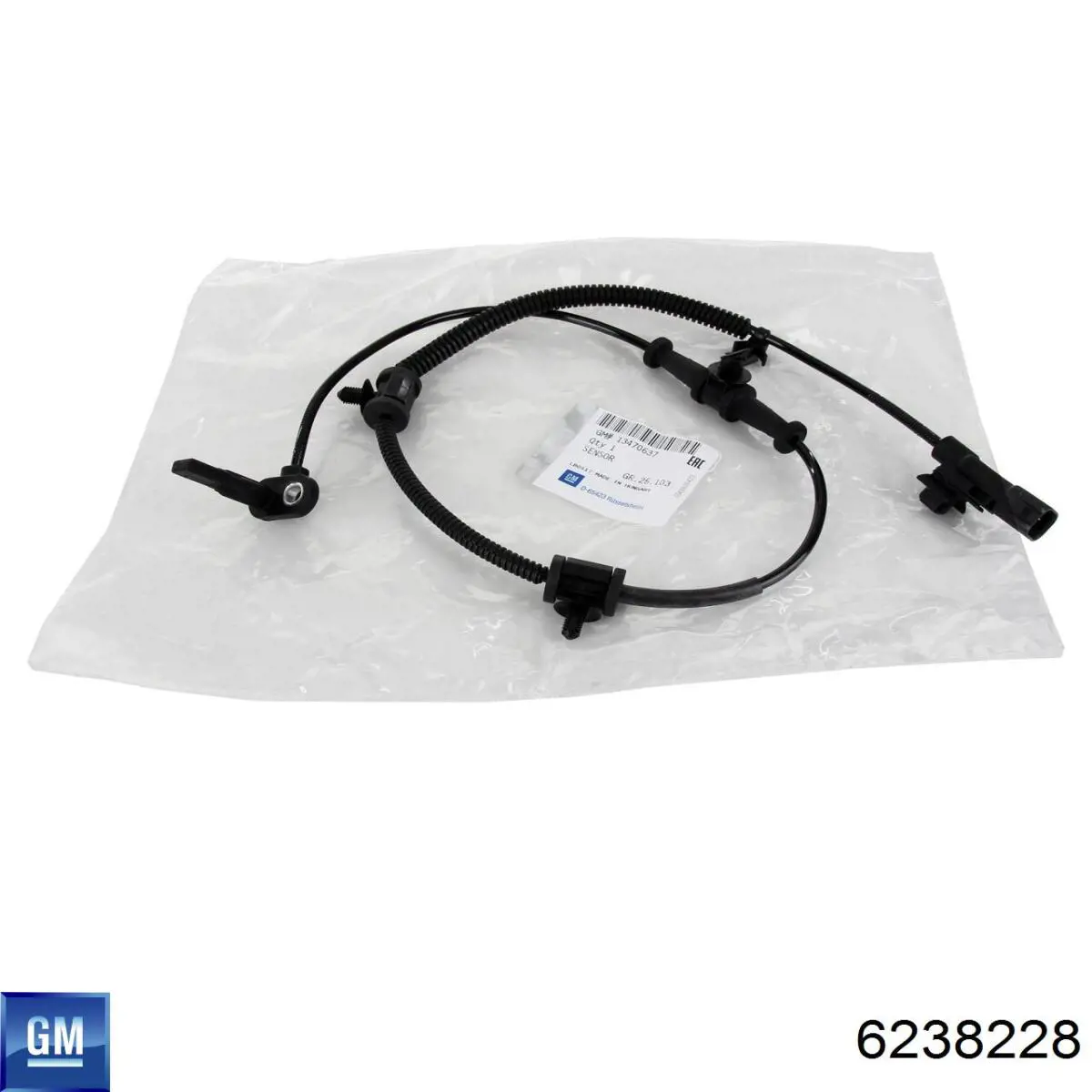 Датчик ABS передний General Motors 6238228