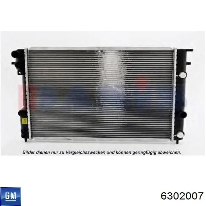 Купить 6302007 General Motors Радиатор водяной