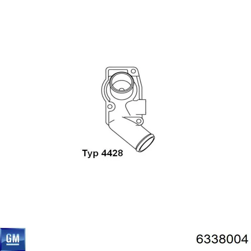 6338004 General Motors Авто термостат
