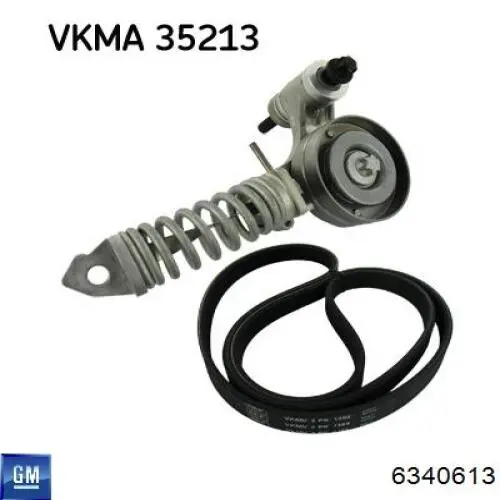 6340613 General Motors Поликлиновый ремень