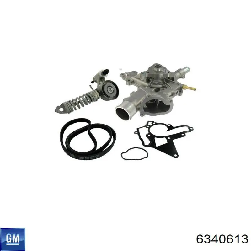 Клиновый ремень General Motors 6340613 цена, от 12.79 USD