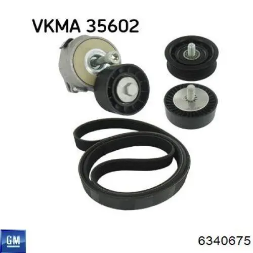 6340675 General Motors Поликлиновый ремень