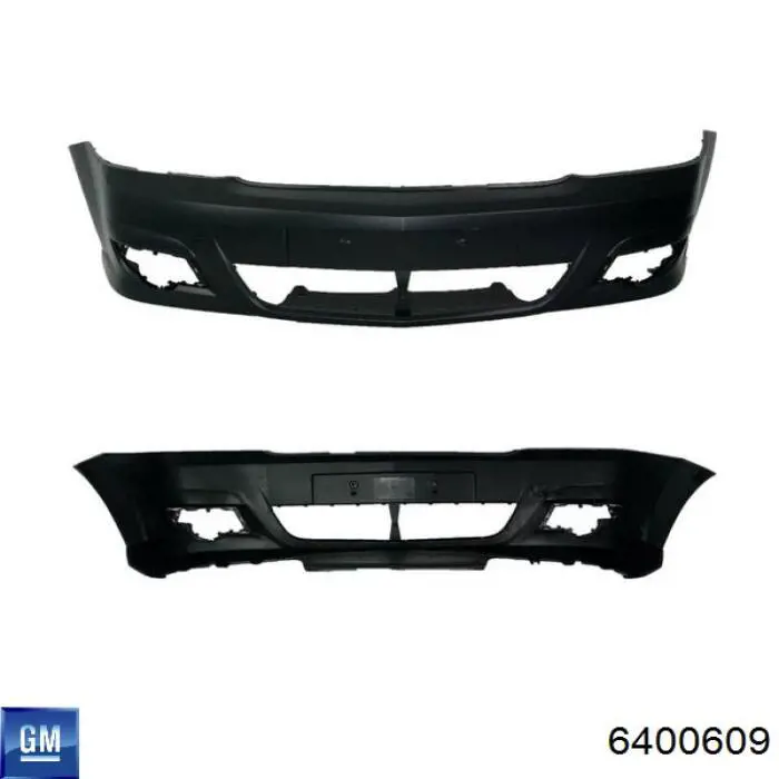 Передний бампер 6400609 General Motors