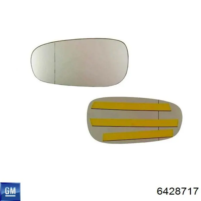 90569831 Opel Зеркальный элемент левого зеркала заднего вида