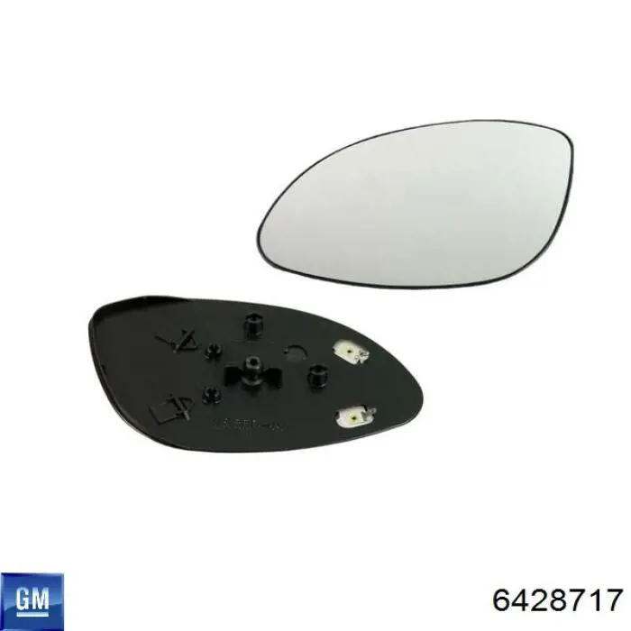 6428717 General Motors зеркальный элемент зеркала заднего вида левого