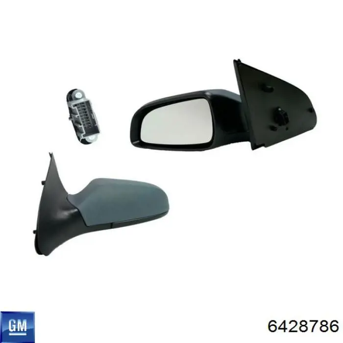 Зеркальный элемент водительского зеркала General Motors 6428786 цена, от 7.68 USD