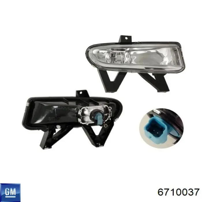 Фара противотуманная, левая General Motors 6710037 цена, от 25.24 USD