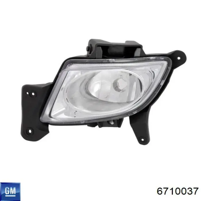 Фара противотуманная левая 6710037 General Motors