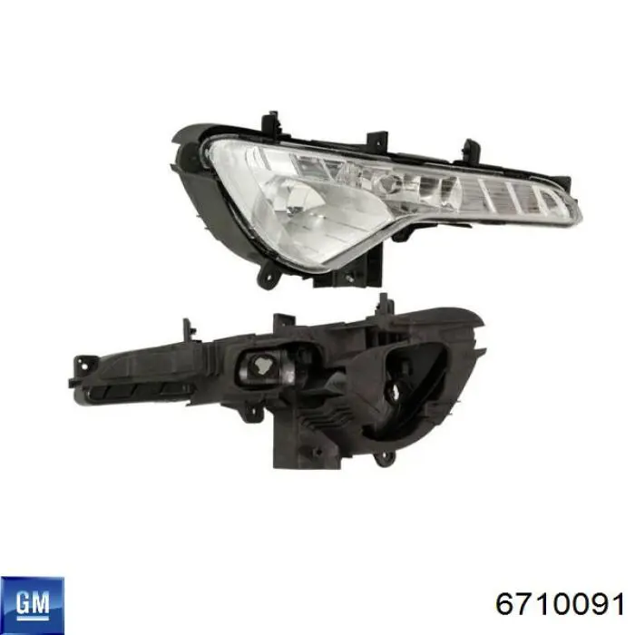 Купить 90512190 Opel Противотуманка левая