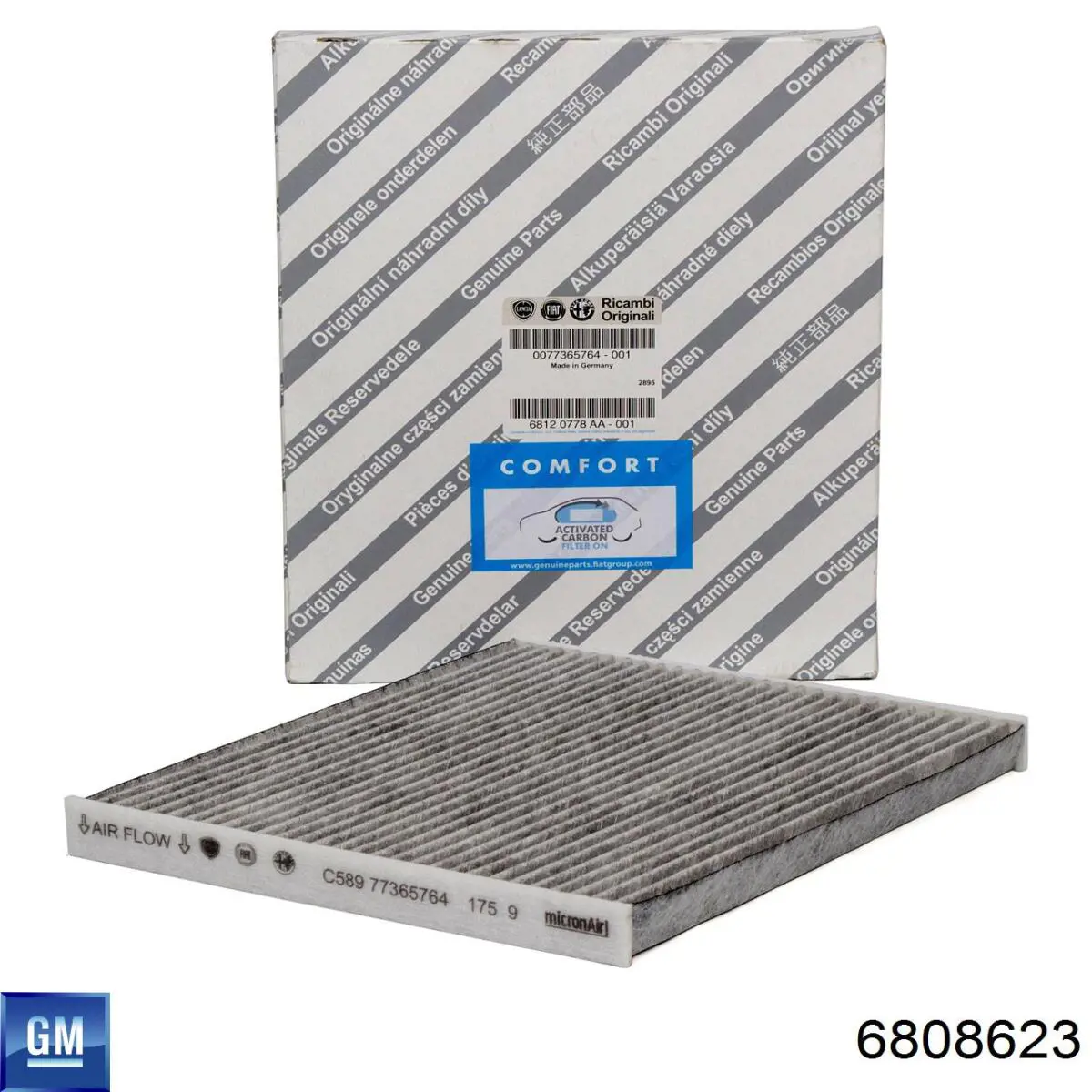 Фильтр воздушный отопителя General Motors 6808623 цена, от 7.61 USD