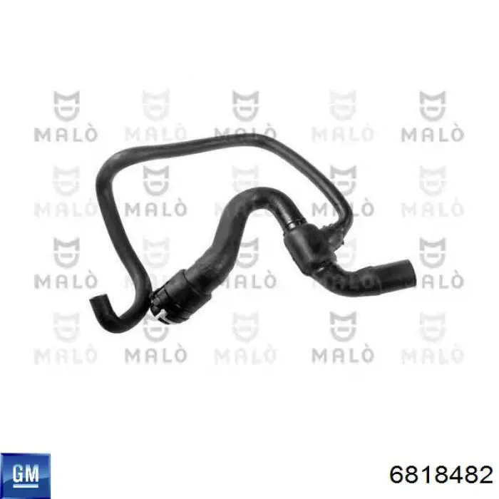 6818482 General Motors Шланг радиатора печки