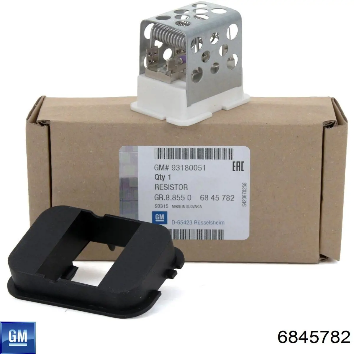 6845782 General Motors резистор (сопротивление вентилятора печки (отопителя салона))