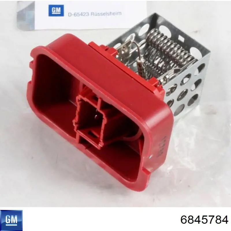 6845784 General Motors resistor (resistência de ventilador de forno (de aquecedor de salão))