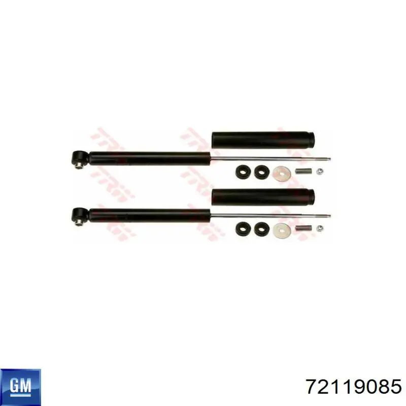 Амортизатор задний 72119085 General Motors