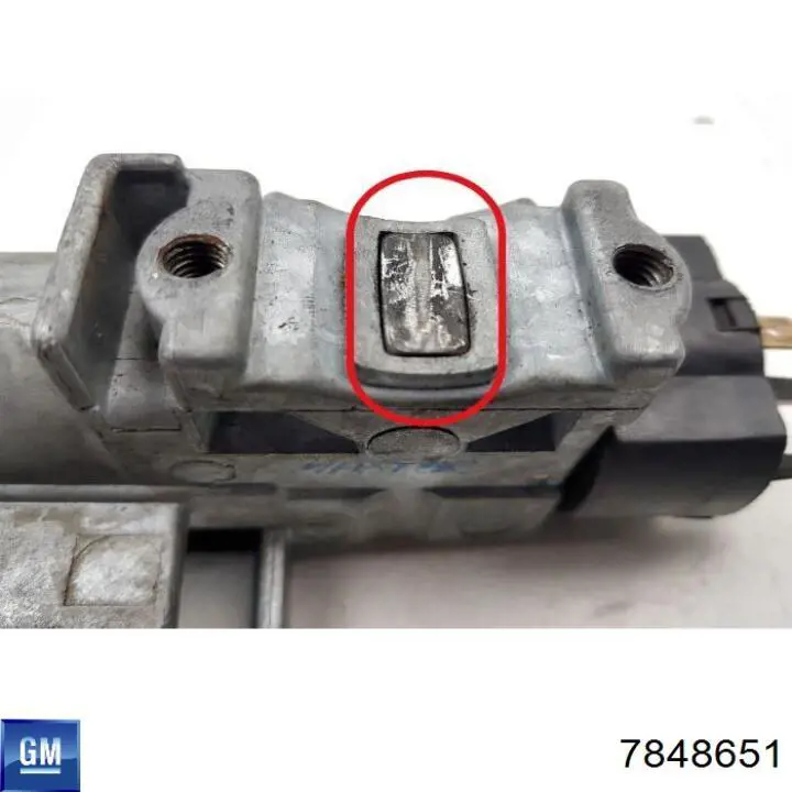 Корпус замка зажигания 7848651 General Motors