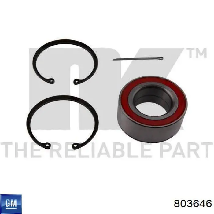 Купить 803646 General Motors Подшипник передней ступицы