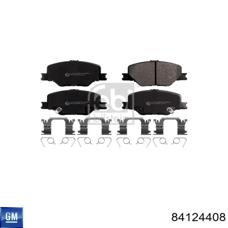 Колодки General Motors 84124408 цена, от 50.37 USD