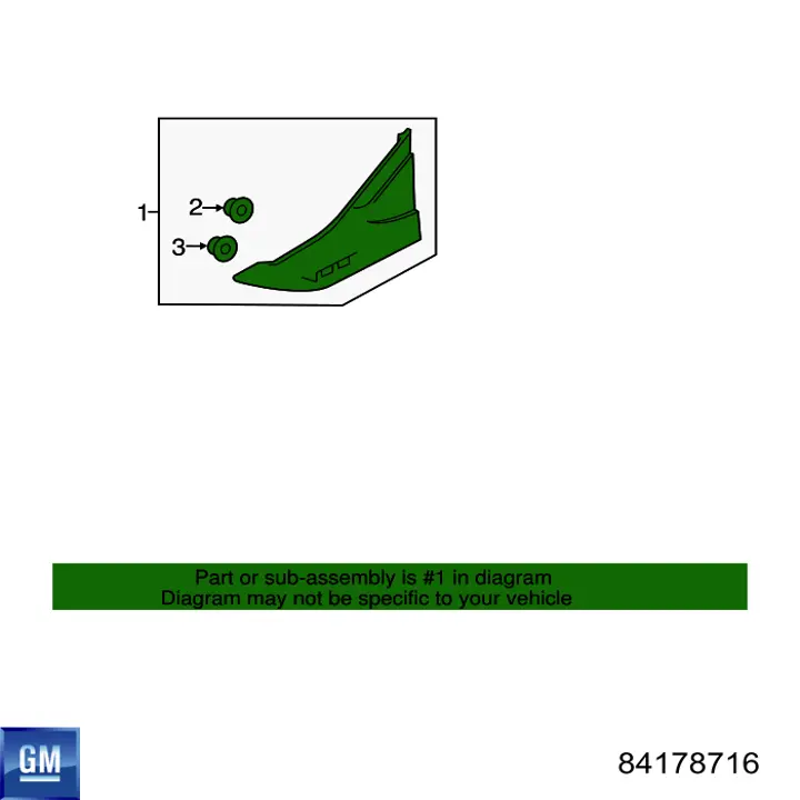  General Motors 84178716 цена, от  USD