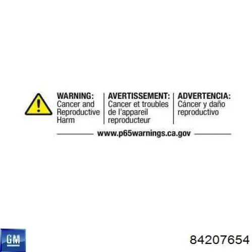  General Motors 84207654 цена, от 234.76 USD