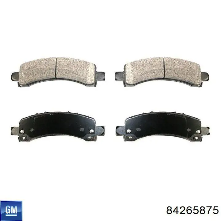 Купить 84265875 General Motors Колодки тормозные задние, дисковые