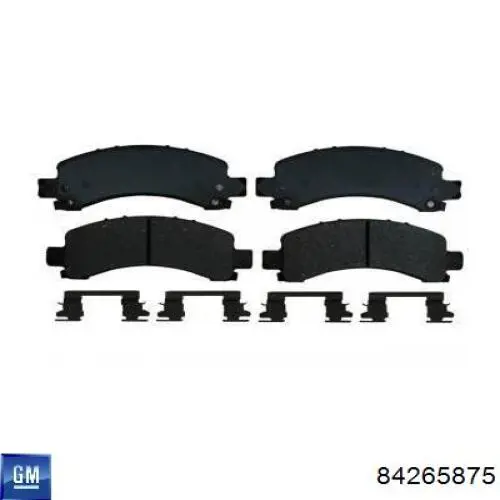 Колодки дисковые  General Motors 84265875 цена, от 62.66 USD
