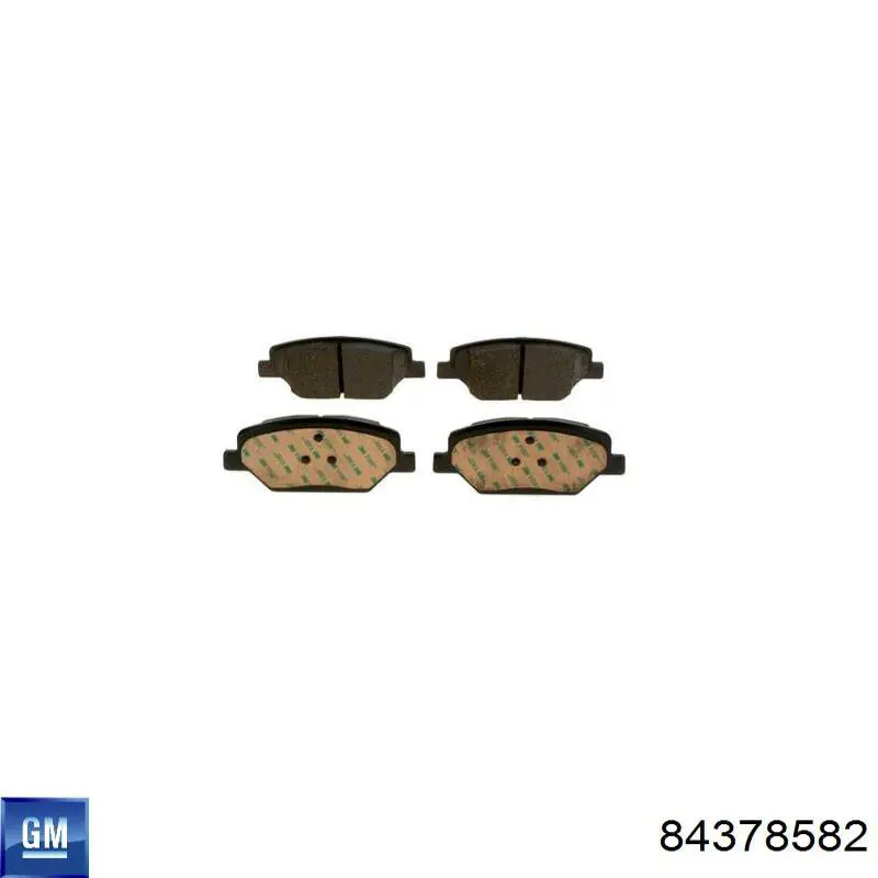 Колодки General Motors 84378582 цена, от 64.49 USD