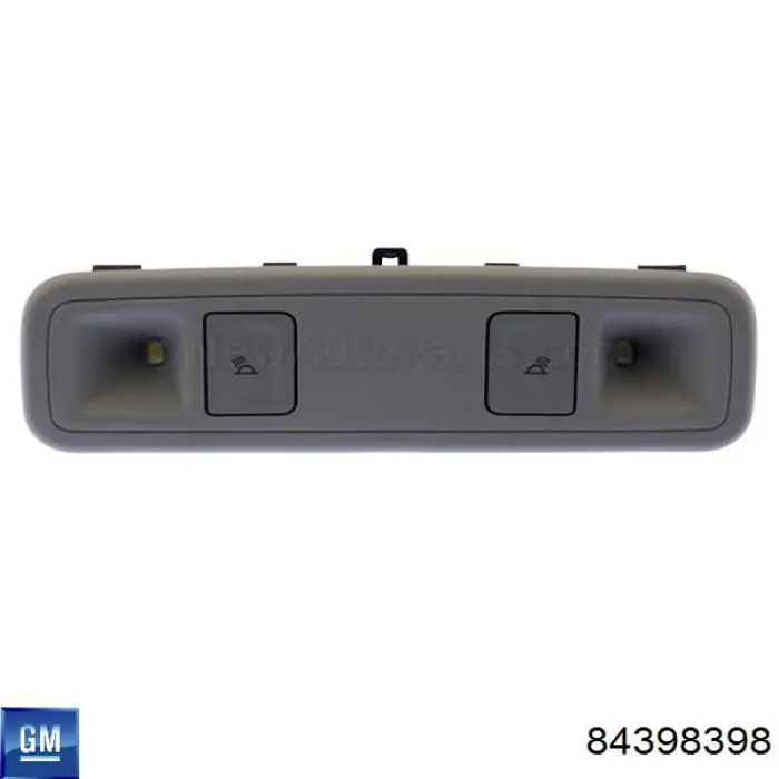 Плафон освещения салона (кабины) задний General Motors 84398398 цена, от 12.54 USD