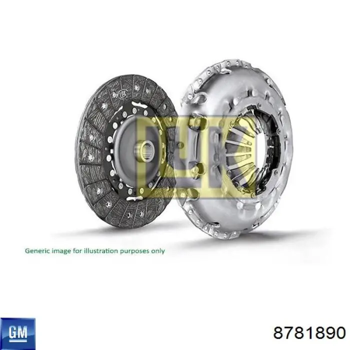 Комплект сцепления GM 8781890
