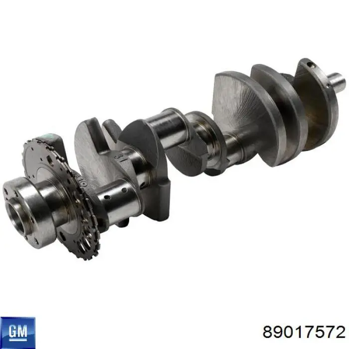 Вкладыши коленвала коренные, комплект, стандарт (STD) 89017572 General Motors