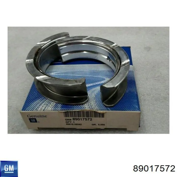Купить 89017572 General Motors Вкладыши коленвала, коренные, комплект, стандарт (STD)