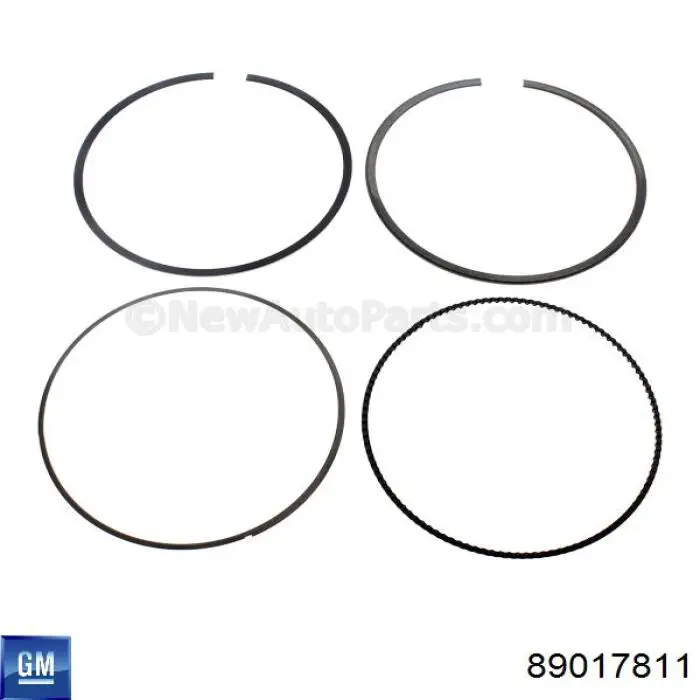Купить 89017811 General Motors Комплект шатунных вкладышей