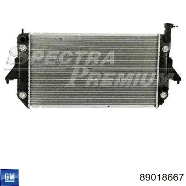 Радиатор охлаждения двигателя General Motors 89018667 цена, от 212.52 USD
