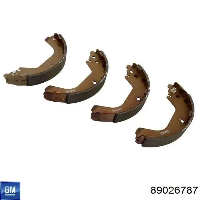 Купить 89026787 General Motors Колодки ручника/стояночного тормоза