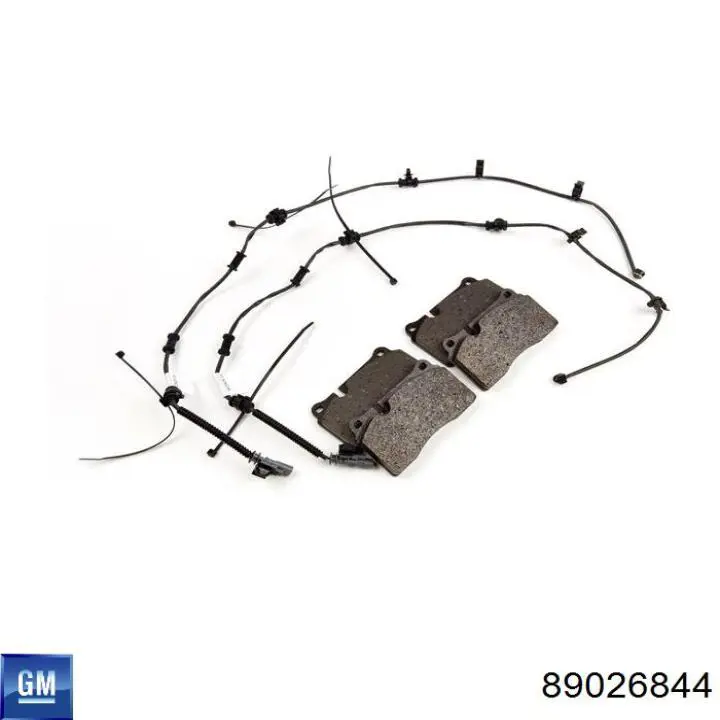 89026844 General Motors Колодки передние