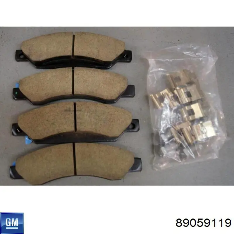 89059119 General Motors Колодки передние