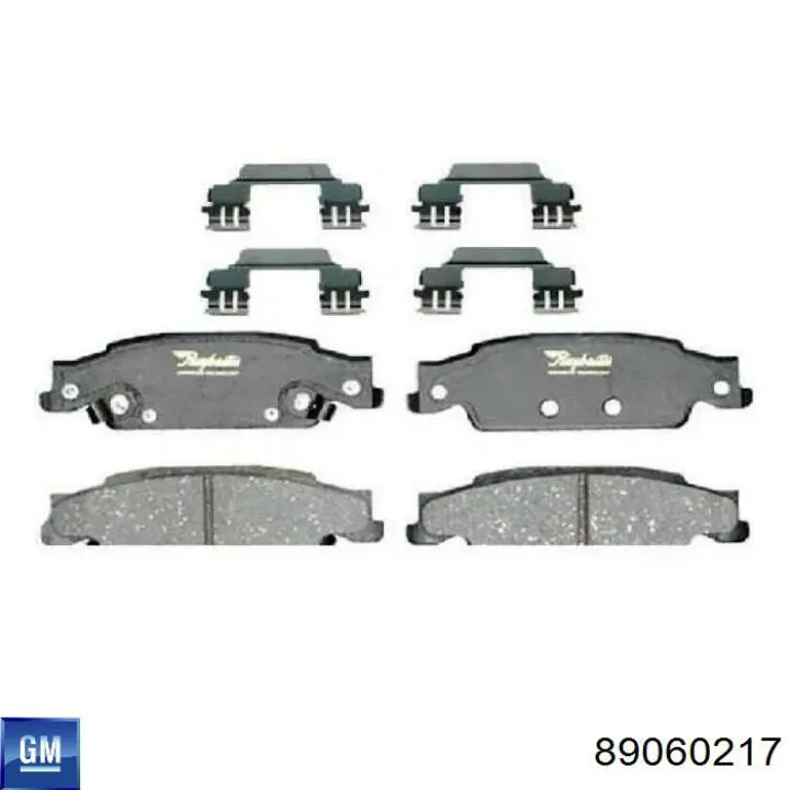 Купить 89060217 General Motors Колодки тормозные задние, дисковые
