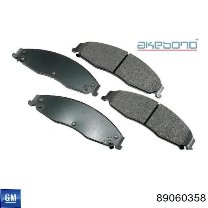 Колодки General Motors 89060358 цена, от 29.21 USD
