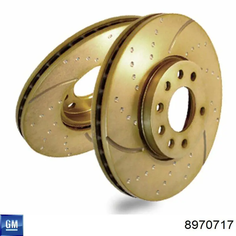Задний дисковый тормоз General Motors 8970717
