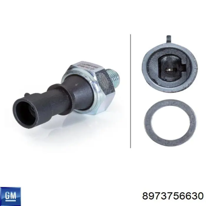97375663 General Motors Датчик указателя давления масла