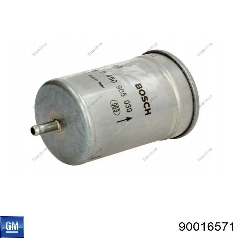 Воздушный фильтр 90016571 General Motors