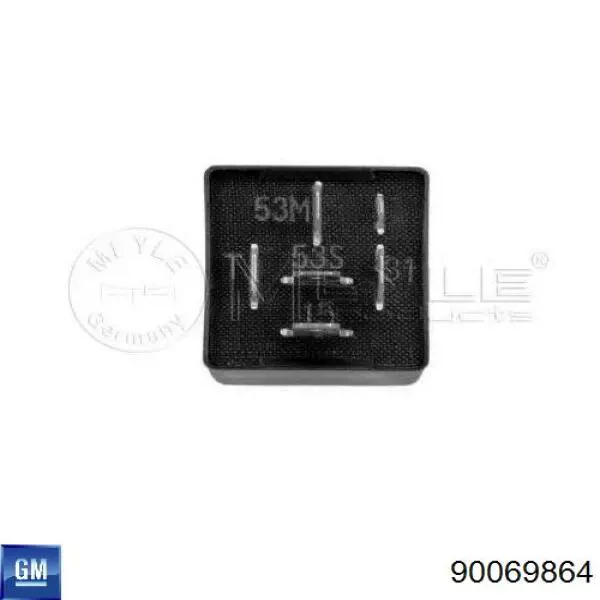 90069864 General Motors Реле управления дворниками